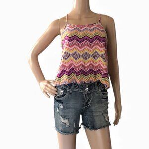 Colorful Chevron Patterned Tank